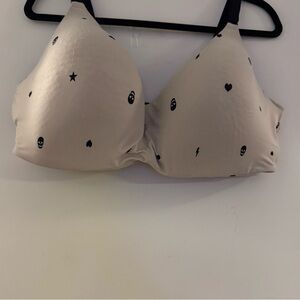 Torrid Nude Bra with Skulls